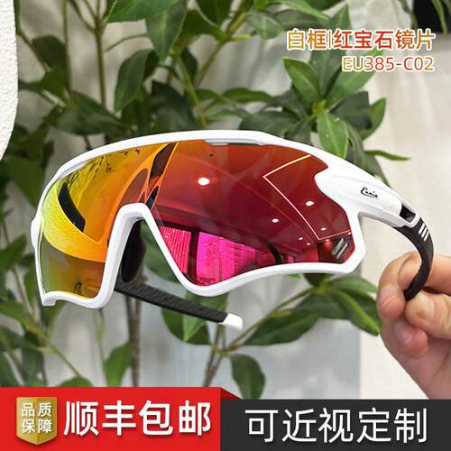 骑行眼镜近视一体变色运动护目太阳墨镜登山跑步防风日夜两用R385