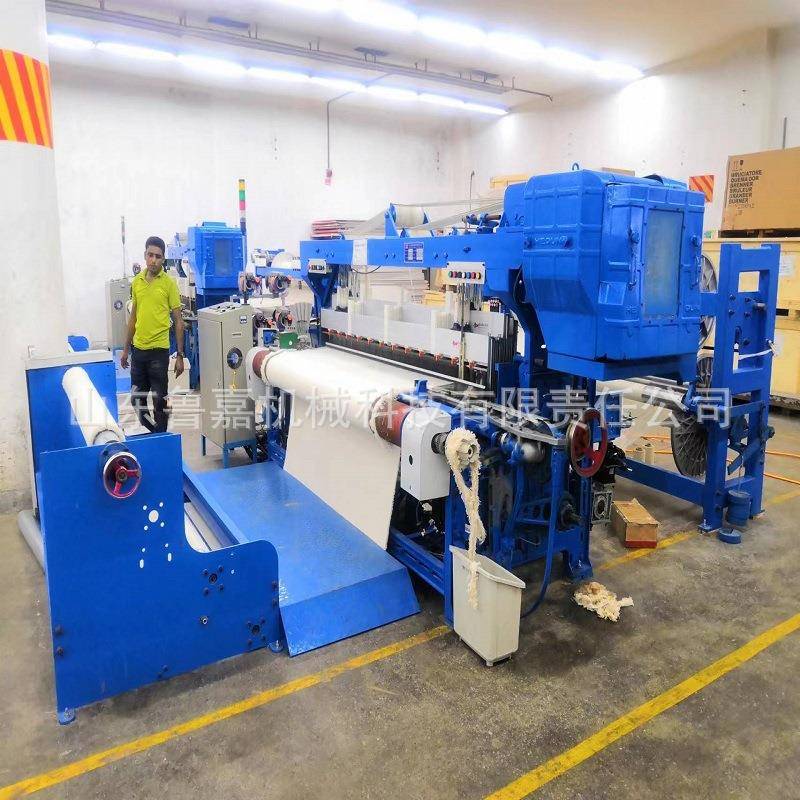 鲁嘉纺织机械GA747平绒剑杆织机长绒毛布织机加大卷取绒布织机