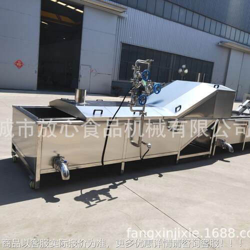全自动蔬焯水机机 FX-1000厂家直销漂烫 自动化 蒸煮漂烫菜流水线