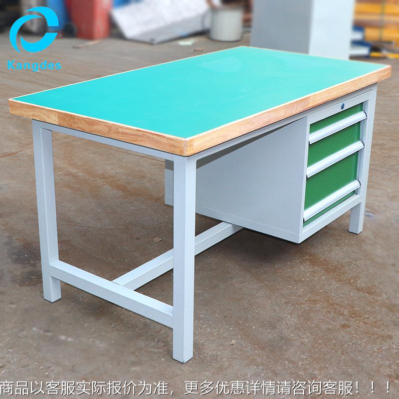 重型工电作台侧抽双管规格:150LED日光灯工作四台右 落地四抽流水