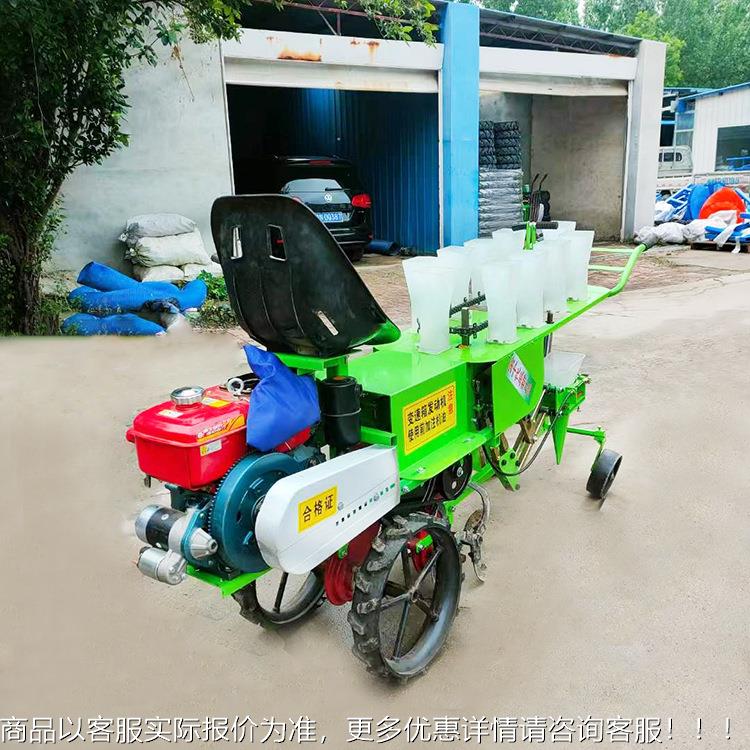 白菜苗、辣菜椒苗移栽机手扶汽油行2栽苗县机甘肃民NY-03勤露地苗