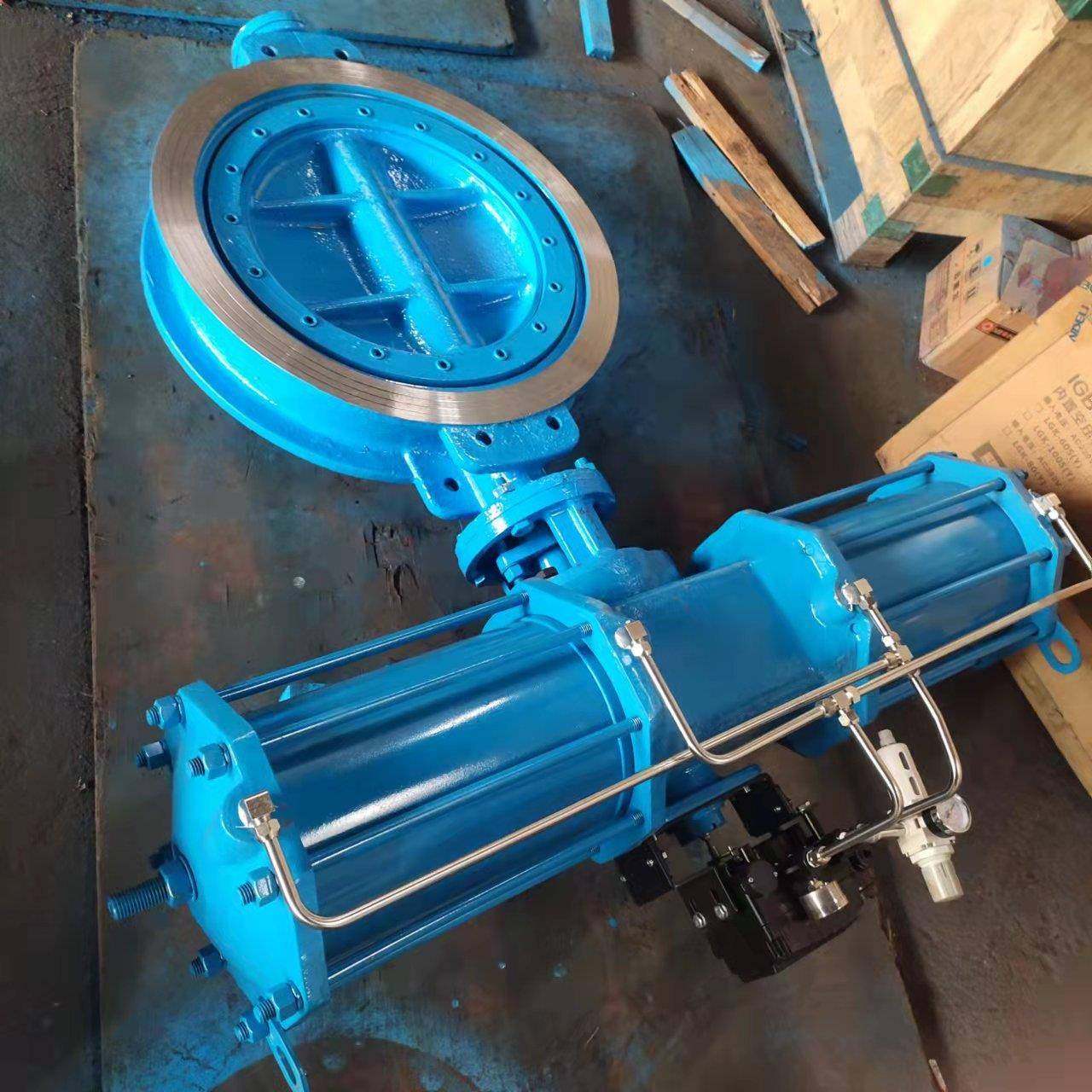 工厂自产气动对夹调节蝶阀D643H-2.5C,五金/工具,蝶阀,淘宝优惠券,粉丝福利购,淘宝优惠卷