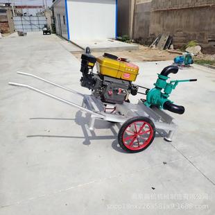 汽油柴油抽水泵大流量農(nóng)用手推灌溉泵3 10寸移動式 高壓水泵