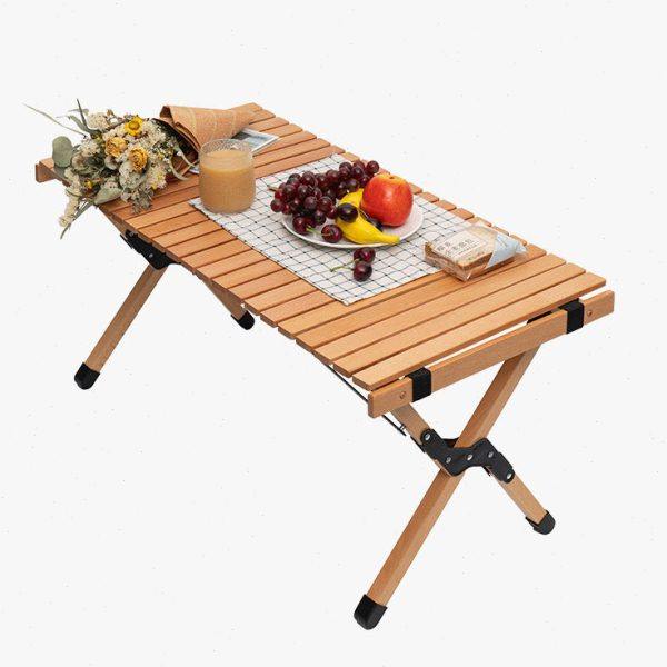 户外实木折叠桌子椅便携式野餐露营蛋卷桌榉木桌车载自驾烧烤用品,户外/登山/野营/旅行用品,户外桌椅套装,淘宝优惠券,粉丝福利购,淘宝优惠卷
