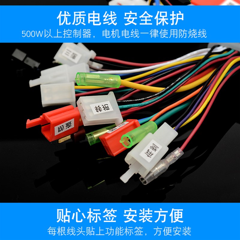 锂电控制器48V16伏350ww33A250w安离池自行电车动折叠代驾改