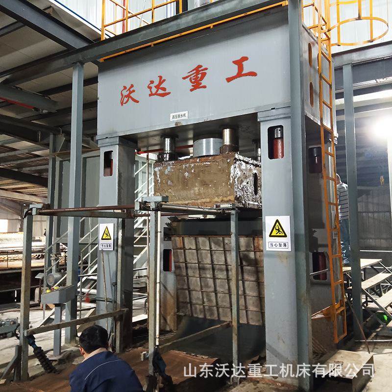 沃达500吨800吨污泥压榨机1000吨煤泥市政物液分离高压脱水生产线