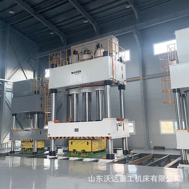 沃达1000吨2000吨玻璃钢冷却塔成型四柱液压机SMC模压伺服油压机