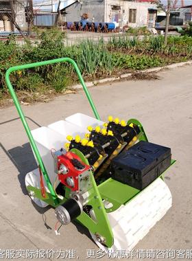 QBP新款蒜播种机株距可调 种蒜植机 自走式大多行苗播蒜机