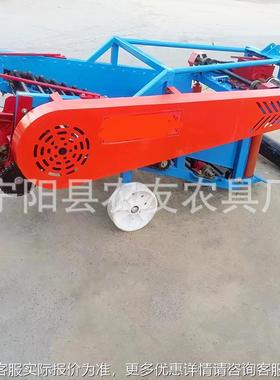 四车牵引花生收获机后输出带动拔花生机ZWV10宽幅麦5冬草花挖生轮