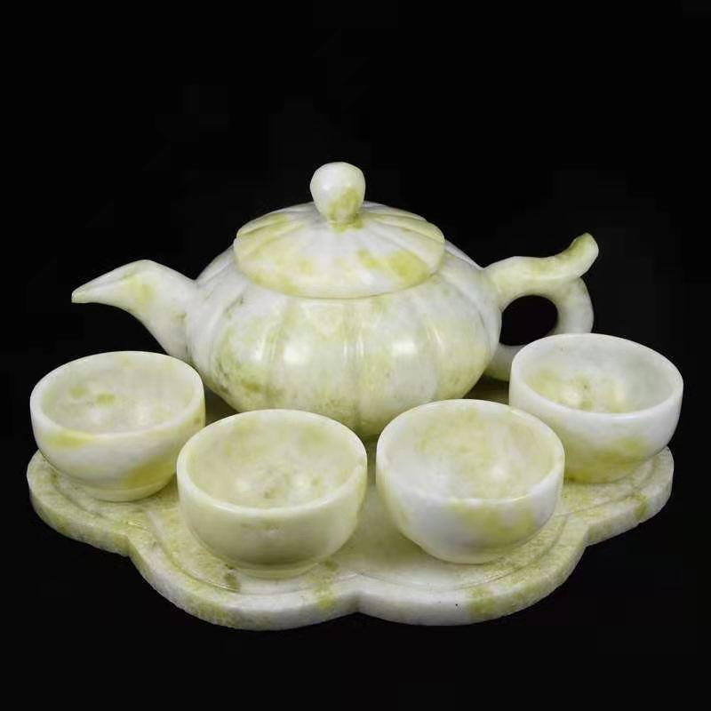 厂家大量 蓝田玉 茶具 多种款式 办公室家用 套装摆件
