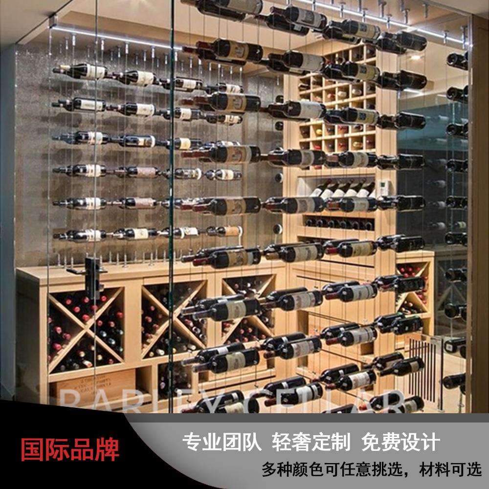 酒柜定 制商用直供展示架酒吧柜红酒不锈钢落地式铁艺玻璃门置物