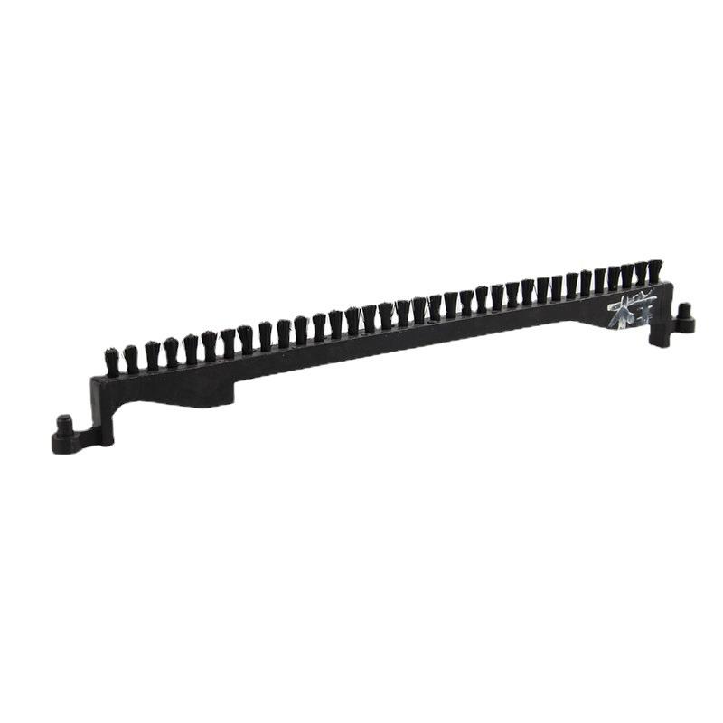吸尘器可拆卸刷头 家用除尘清洁塑料毛刷 黑色长排软毛清洁刷头
