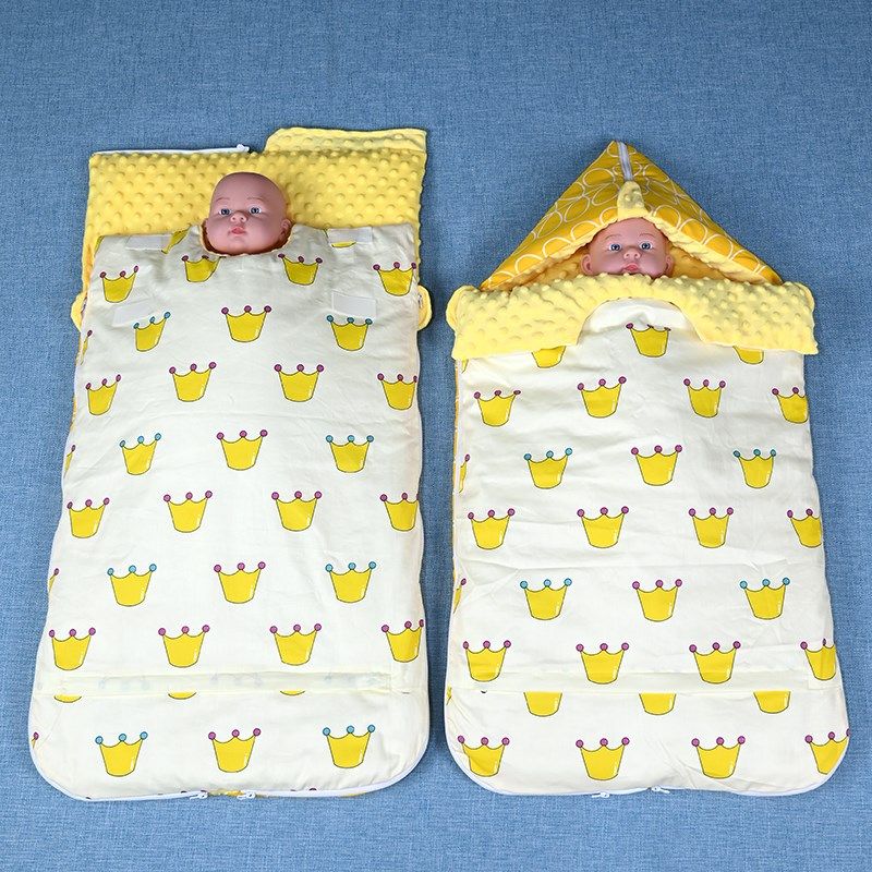 婴儿睡袋春秋冬款加厚宝宝豆豆绒抱被两用一体式新生儿安抚防踢被,婴童用品,睡袋/防踢被,淘宝优惠券,粉丝福利购,淘宝优惠卷