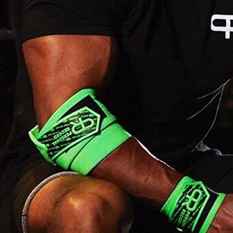 pr轮子哥加压缠绕专业健身w举A重男卧推手肘护具力量举支撑护腕