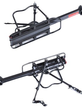 快拆式自行车货架 山地车碟刹V刹货架铝合金通用载人后货架671-09