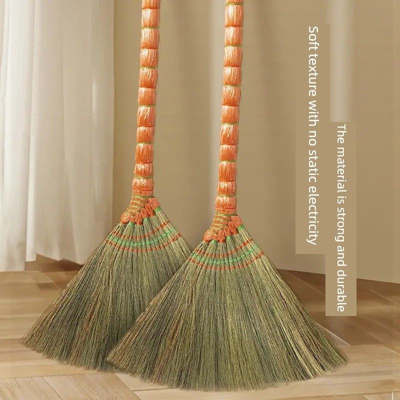 手工编织芒草扫帚软毛扫把家用木地板瓷砖清洁扫头发神器笤帚,家庭/个人清洁工具,簸箕,淘宝优惠券,粉丝福利购,淘宝优惠卷