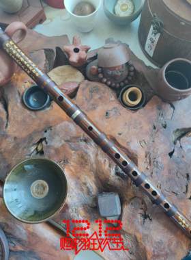 苦竹调音笛 专业演奏竹笛 中端笛子杭州名师李学兵签名制作