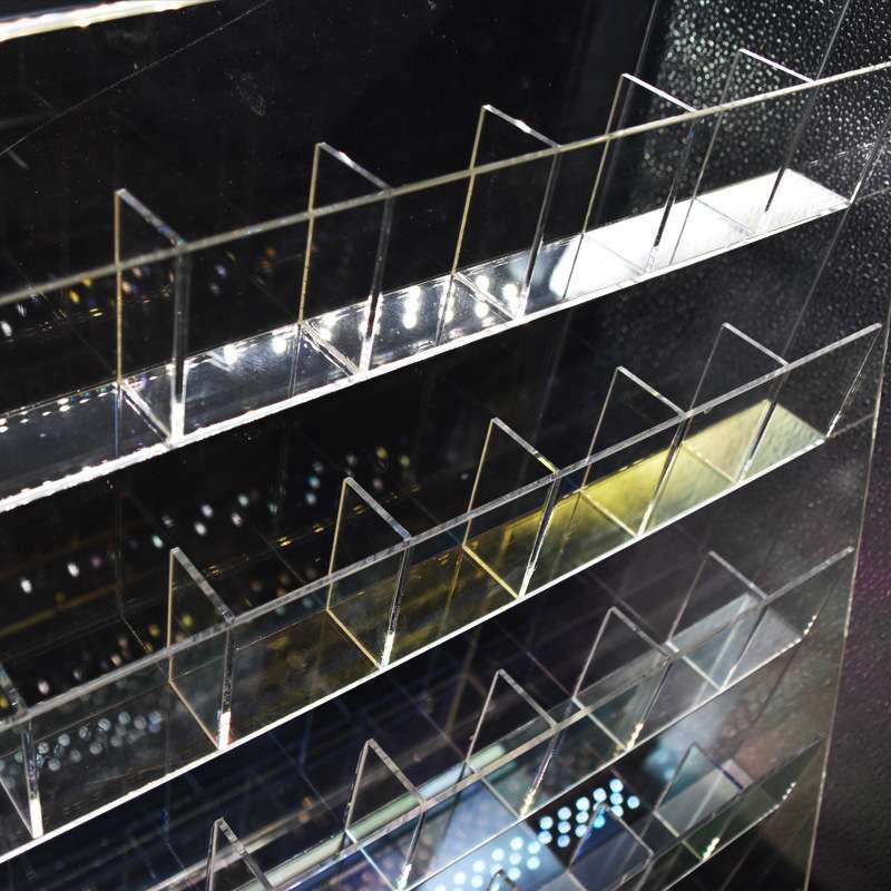 亚克力小型多层资料展示架透明饰品展架名片陈列架水晶文具笔架