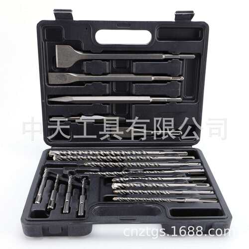 促销-圆柄电锤钻头套装凿子组套工具家用电动工具配件冲击水泥钻