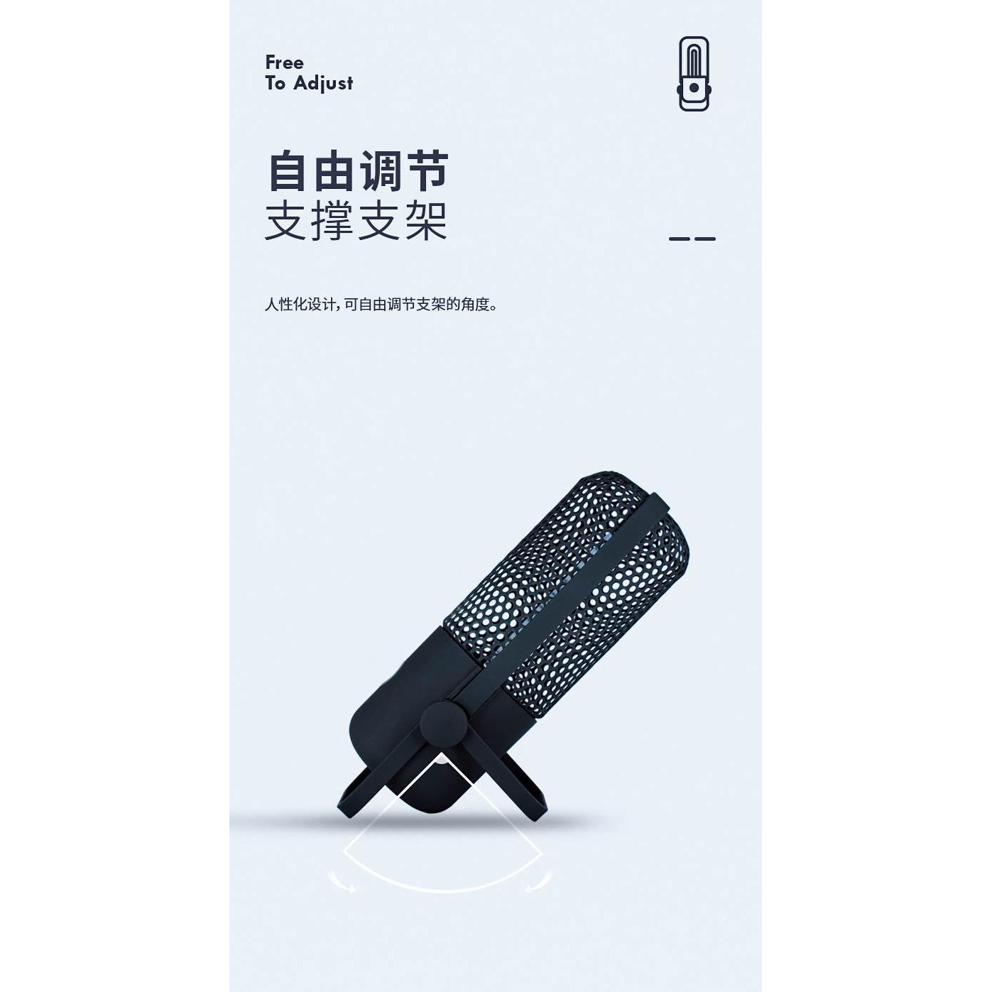 华辉照明 LED便捷式紫外线杀菌消毒灯 家居酒店室内工程照明厂家