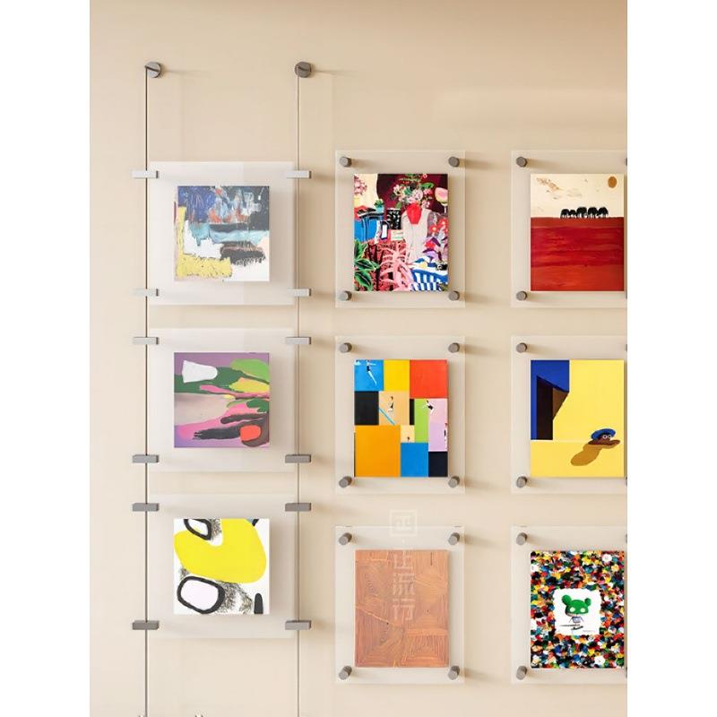 亚克力装饰画幼儿园展厅形象墙装置画企业文化网红艺术宣传墙饰