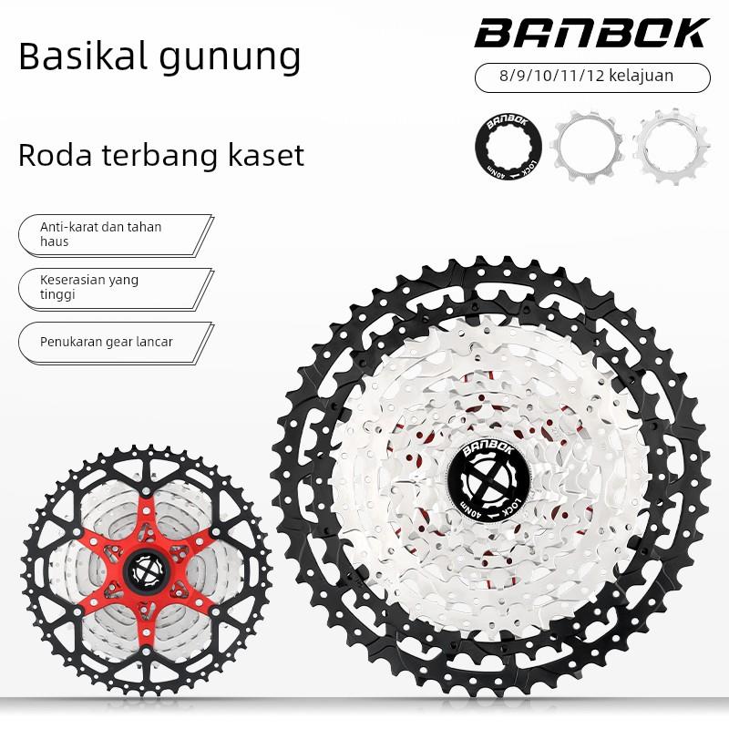 BANBOK山地自行车卡式飞轮8/9/10/11/12速爬坡改装HG塔轮炼轮配件