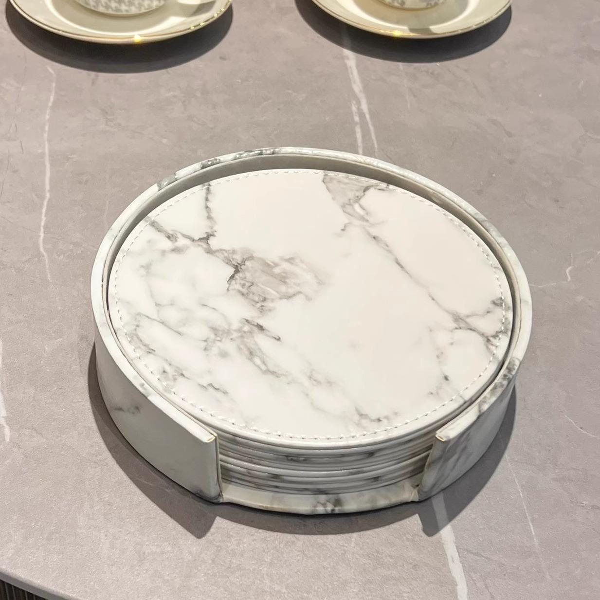 日本进口GP隔热垫碗垫家用餐桌垫圆形大杯垫加厚皮革防水防烫