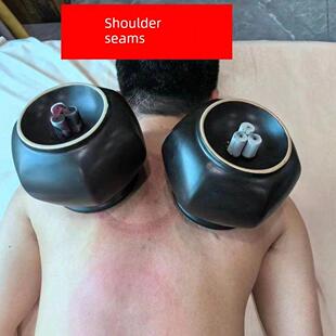 火角灸罐特大号富阳温宫祛寒理疗拔罐粘土石紫砂暖阳巨罐