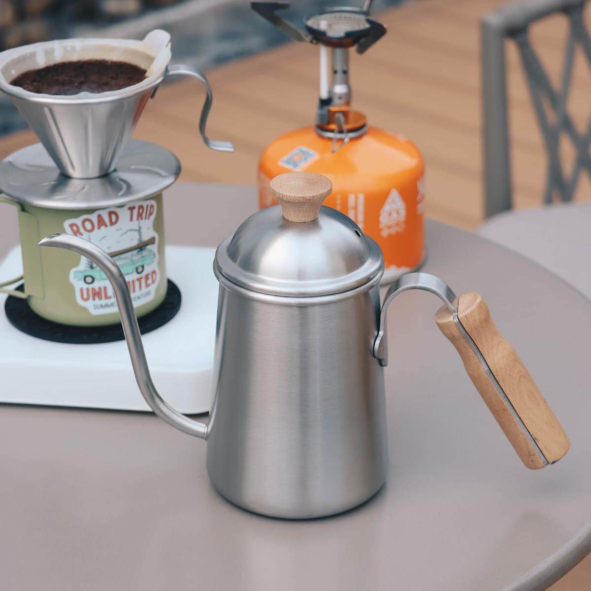 304不锈钢专业手冲咖啡壶 户外长嘴日式手冲壶套装挂耳细嘴鹅颈壶,餐饮具,手冲壶,淘宝优惠券,粉丝福利购,淘宝优惠卷