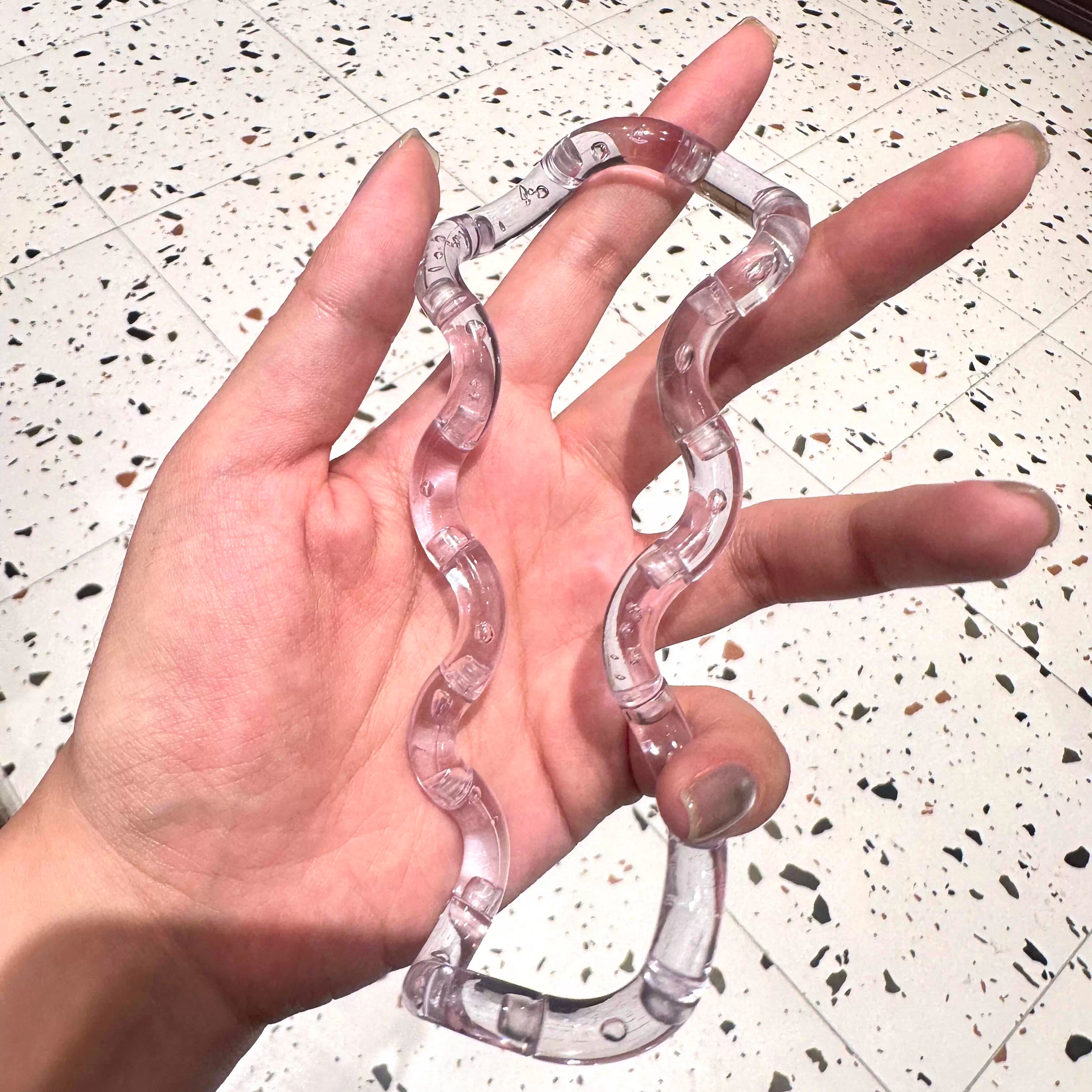 扭扭乐解压玩具2025新款水晶透明扭扭乐圈缠绕减压训练注意力解压