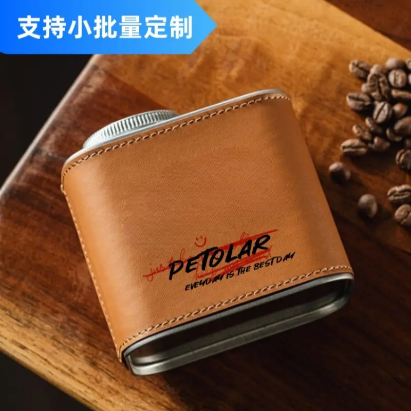 咖啡豆保存罐真空咖啡粉密封罐单向排气阀马口铁咖啡罐收纳存储罐