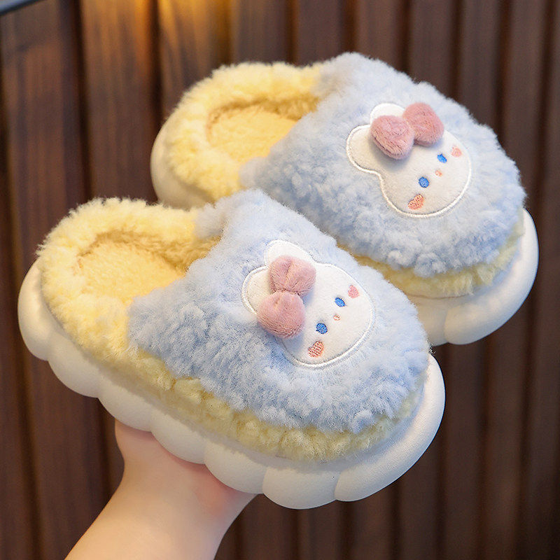 儿童棉拖鞋女孩2025新款秋冬季男童居家室内女童包跟防滑保暖软底