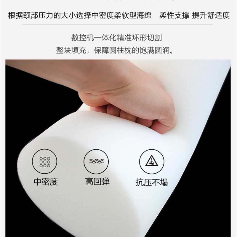 沙发圆柱枕头圆h形枕腰枕腿枕沙发靠垫圆枕办公室腰垫客厅靠头靠