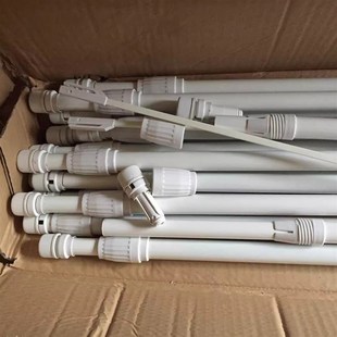 5米注水旗杆配件道旗沙滩旗旗杆横杆3米转接头旗杆X配件刀旗大环