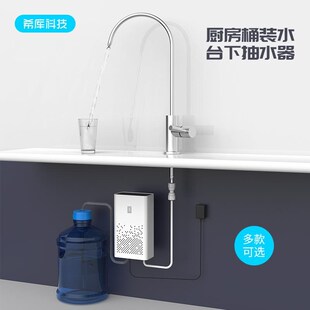 水电动抽水泵厨房加水上水吸水器机龙U头启停管线改 家用厨下桶装