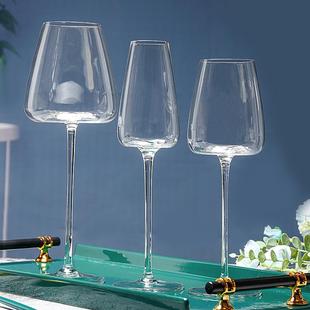 收藏级手工水晶红酒杯勃艮第红酒杯香槟杯葡萄酒高脚杯子家用大号