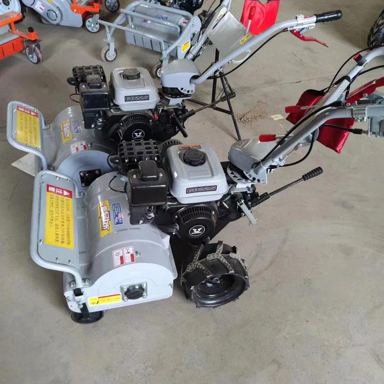 新型果园割草机园林打草碎草粉碎一体机多功能自行走碎草还田机