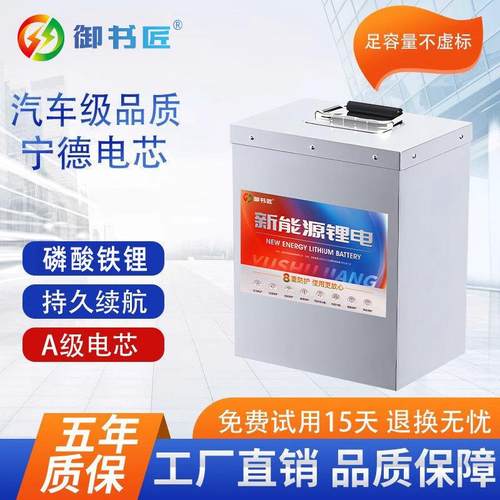 宁德磷酸铁锂电动车锂电池48v60v72v二三四轮车专用大容量锂电池