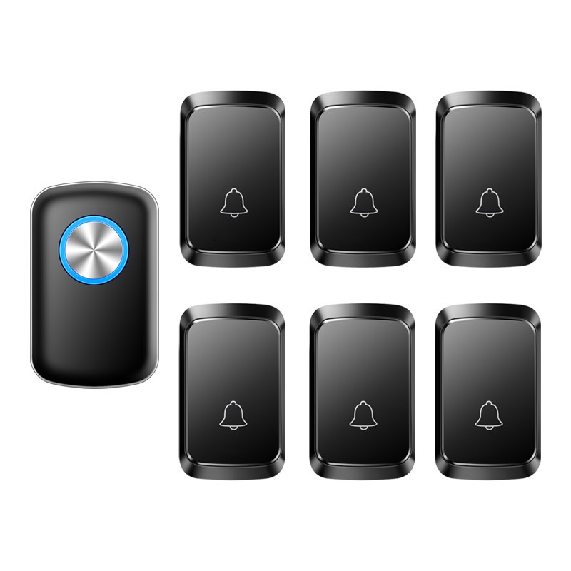 门铃无线家用超远距离六拖一x老人病人呼叫器防水电子门玲遥控智