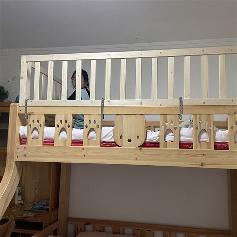 实木上下铺床加高护栏儿童子母床上下床围栏宝宝防摔防护栏杆挡板