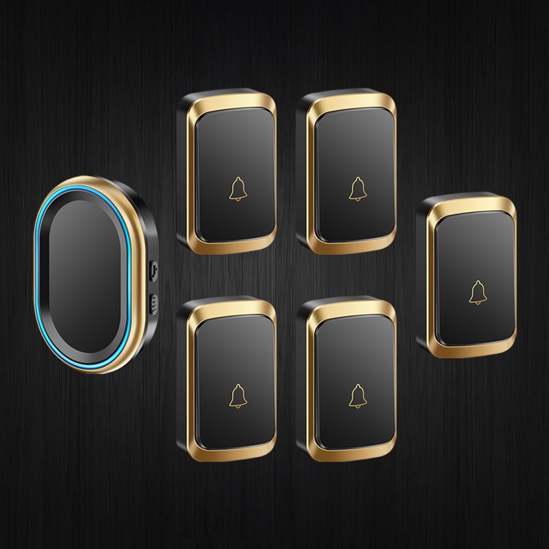 门铃无线家用智能l超远距离个性创意呼叫器五拖一遥控电子电铃