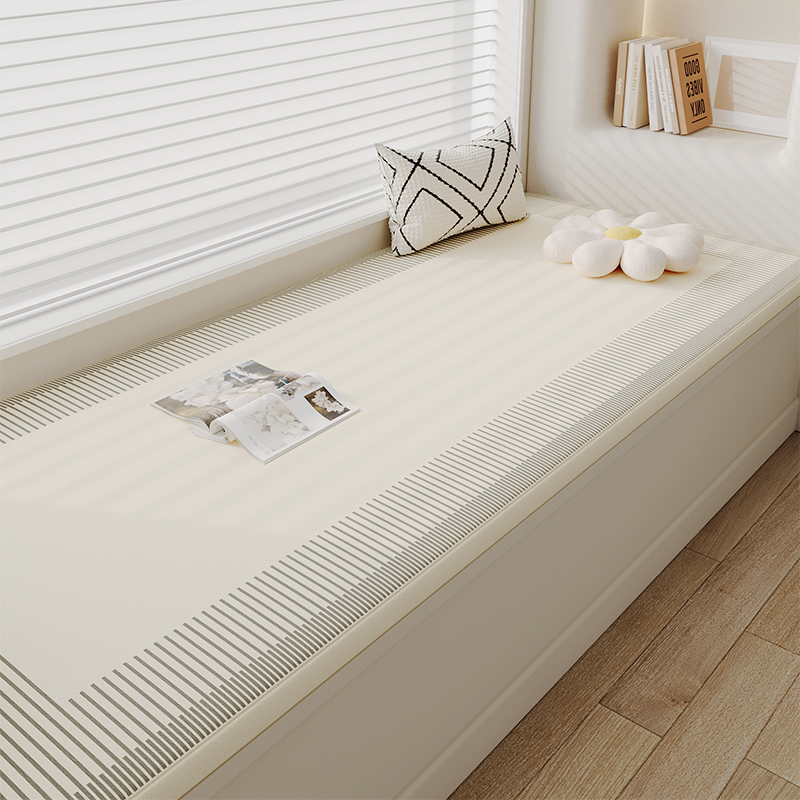 飘窗垫四季通用202n2新款简约防水免洗海绵榻榻米坐垫子定制窗台