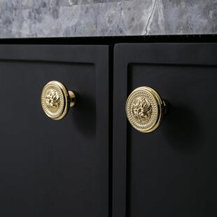 不止黄铜indoors法式金色银色柜门把手衣柜门鞋柜抽屉黄铜小拉手