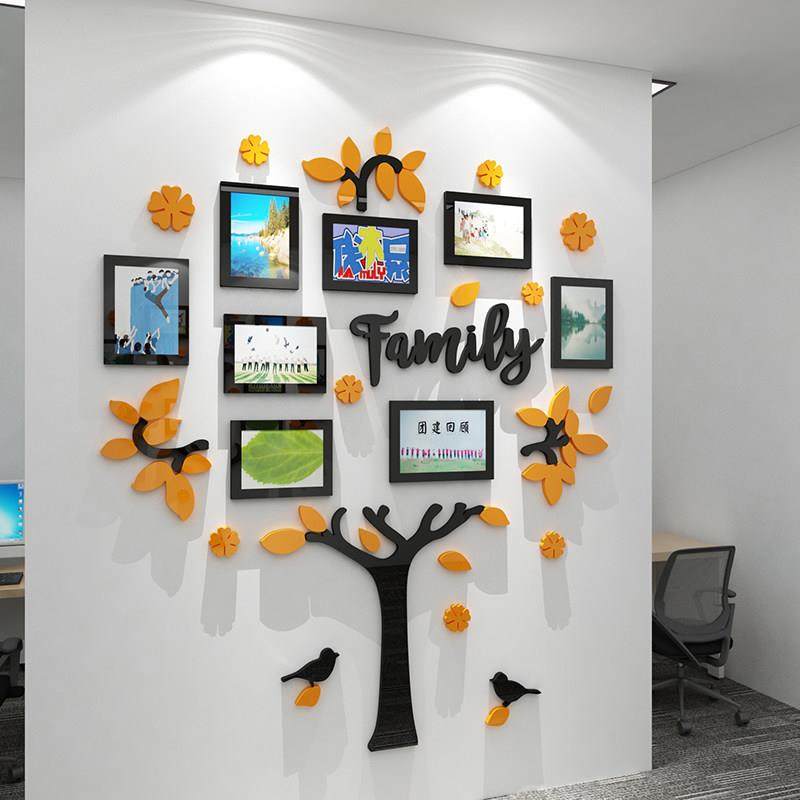 办公室墙面装饰文化设计员工风采照片展示贴医院科室健康宣教树形,家居饰品,文化墙贴,淘宝优惠券,粉丝福利购,淘宝优惠卷