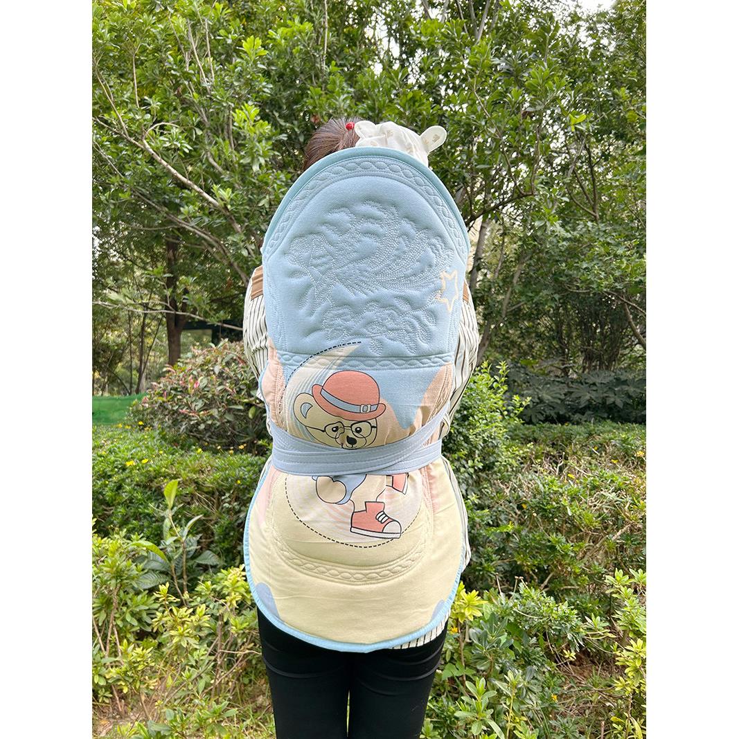 贵州婴儿背带云南传统老式背孩子背巾外出简易0至3岁宝宝背带前抱