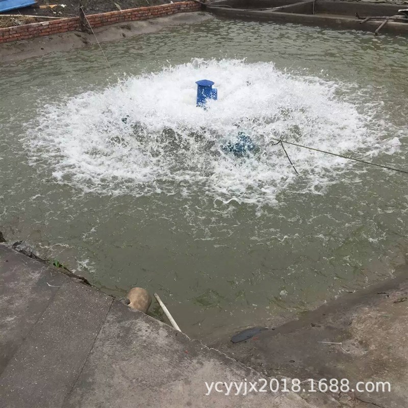建超单相三相鱼塘叶轮式增氧机增氧泵虾塘造氧机