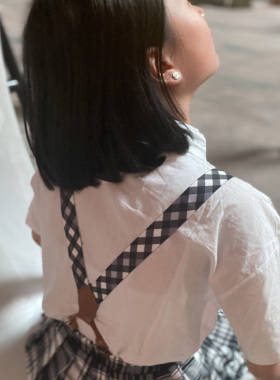 婴幼儿童宝宝背带夹男女小孩学生裤夹防掉裤子四夹吊裤带背带夹子