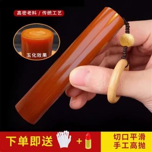 文玩罗汉竹玉竹实心竹手把件老玉竹挂件高密度竹子鱼子纹随身小众