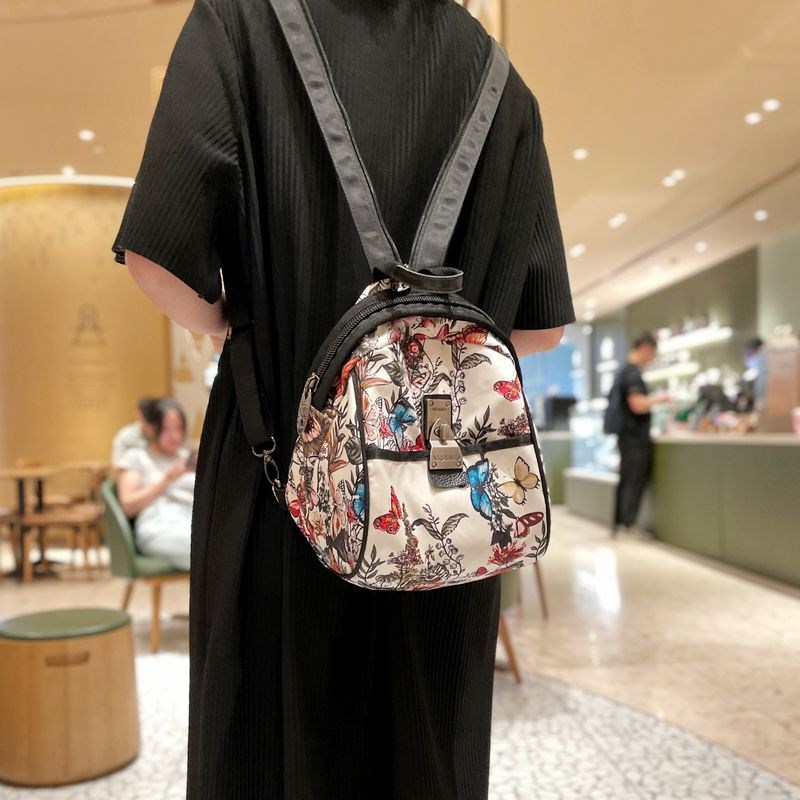 夏季洋气旅行双肩包女2024新款时尚休闲三用斜挎包轻便女士小背包