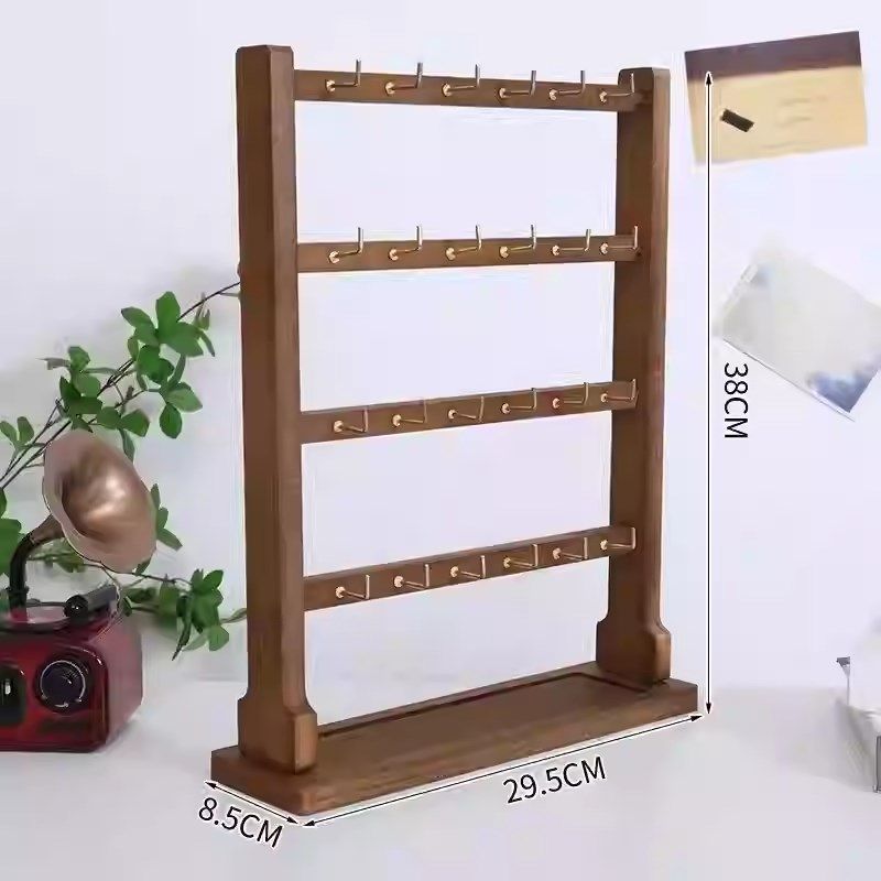 实木带钩首饰展示架小饰品挂架挂钩耳环展示架手炼手串收纳架子,饰品/流行首饰/时尚饰品新,首饰展示架,淘宝优惠券,粉丝福利购,淘宝优惠卷